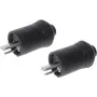 SHIVERPEAKS BS54030-SET set di connettori a leva, 25 pezzi, 2/3/5 poli, 0,14-4,0 mm², 400 V, 32 A, nero