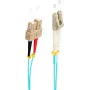 SHIVERPEAKS BS77955/3 OM3 cavo patch in fibra ottica multimodale LC a SC duplex 5m aqua LSZH