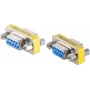 SHIVERPEAKS BS78254 adattatore D-SUB 9 pin maschio a femmina, argento
