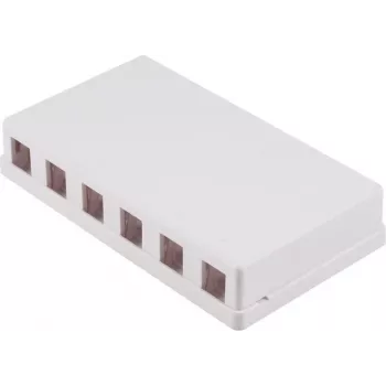 SHIVERPEAKS scatola a parete Keystone, 6-Port, bianco (BS08-10118)