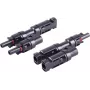 SHIVERPEAKS PV4 Set adattatore a T, derivazione 2 a 1, IP68, 1500V DC, 30A, nero (BS02-21012)
