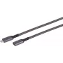 SHIVERPEAKS S-Conn 14-74006 Cavo USB-C a USB-C 1m USB 3.2 Gen 2 10Gbps 100W PD nero e bianco
