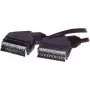 ShiverPeaks S/CONN Cavo SCART su SCART 3m, dorato, doppio schermato, con segnale di controllo 96021