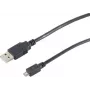 SHIVERPEAKS S-Conn 77183-HQ Cavo USB 3 m USB-A su Micro-USB-B maschio-maschio nero