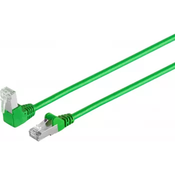 SHIVERPEAKS S/CONN maximum connectivity Cavo patch di rete Cat 6 S/FTP PiMF, angolare a dritto RJ45, verde, 7,5 m (08-64063)