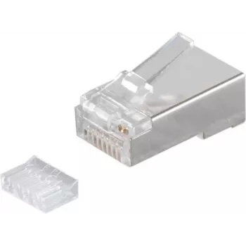 SHIVERPEAKS S/CONN maximum connectivity Connettore modulare RJ45 Cat.6a schermato, 8P8C, contatti dorati 50µ, con guida di inserimento (72061-R)
