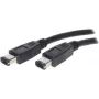 SHIVERPEAKS S/CONN Maximum Connectivity Cavo FireWire, IEEE 1394a, connettore a 6 pin maschio su maschio, 400 Mbps, 1,8 m, nero 77202