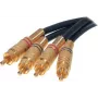 SHIVERPEAKS S/CONN maximum connectivity cavo audio RCA, 2x RCA maschio su 2x RCA maschio, placcato oro, 0,5 m 40221