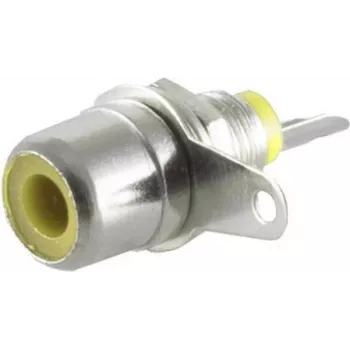 SHIVERPEAKS S/CONN maximum connectivity connettore femmina RCA da incasso, giallo 52090-Y