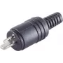 SHIVERPEAKS S/CONN maximum connectivity Connettore a banana a vite, 4 mm, contatti placcati in oro 24k, 6 mm², completamente isolato, 1 pz. (54030-)