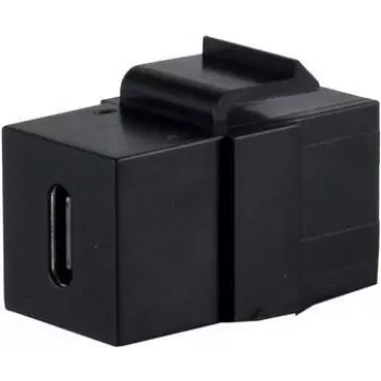 SHIVERPEAKS S/CONN maximum connectivity adattatore keystone USB-C 3.1, 10Gbps, connettore femmina a connettore femmina, nero (08-10040)