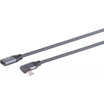 SHIVERPEAKS S/CONN maximum connectivity cavo di prolunga USB-C, 3.2, 90°, Pro, 0,25 m 13-56000