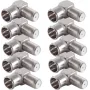 SHIVERPEAKS Cavo di collegamento SAT 3,75 m connettore F maschio a IEC coassiale 75 Ohm bianco (80094-96-CP)