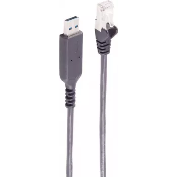 shiverpeaks cavo adattatore USB-A a RJ45 Gigabit Ethernet, 10 m, nero BS13-52075