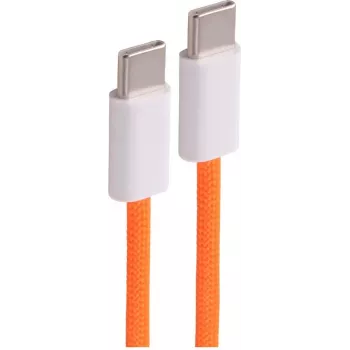 SHIVERPEAKS Cavo di ricarica USB-C 240W PD 3.1, USB 2.0, in tessuto intrecciato, arancione, 1,5m BS14-22157
