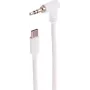 SHIVERPEAKS Cavo audio USB-C a 3,5 mm angolare, TRS, bianco, 3m BS14-06046