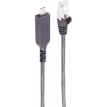 Cavo adattatore SHIVERPEAKS USB-C a RJ45 Gigabit Ethernet, 3 m, nero (BS13-51045)
