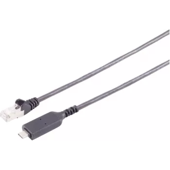 SHIVERPEAKS cavo adattatore USB-C a RJ45 Gigabit Ethernet, 5m, nero (13-51055)