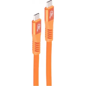 SHIVERPEAKS Cavo USB-C a USB-C 3.2 Gen 2x2 240W PD 20Gbps 1,5m arancione BS14-77157