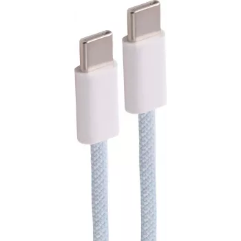 SHIVERPEAKS Cavo di ricarica USB-C a USB-C 240W PD, USB 2.0, 1,8m, tessuto intrecciato, blu BS14-22181