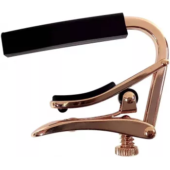 Capotasto Shubb C1RG Royale Roller per chitarra acustica ed elettrica - oro rosa