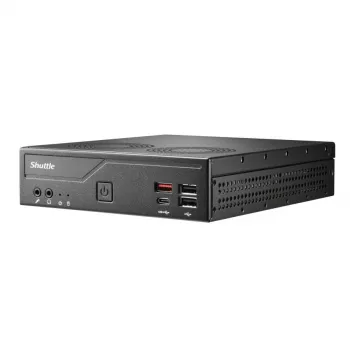 Shuttle DH810S barebone PC slim, S1851 (Intel H810), DDR5, DisplayPort, HDMI, M.2, GbE LAN, 8x USB, COM