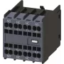 SIEMENS blocco contatti ausiliari 2NO+2NC, taglia S00/S0, morsetti a vite, serie 3RH2911 3RH29112GA22