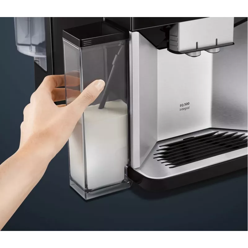 Siemens EQ.500 TQ507R03 Macchina per caffè automatica, 1,7 l, titanio grigio