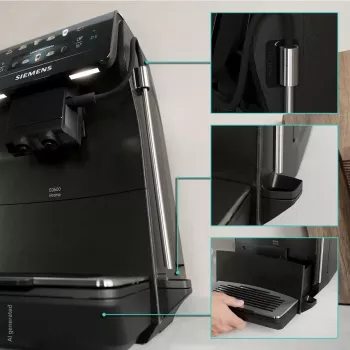 Siemens EQ600 iAroma TP603E08 macchina per espresso 15 bar