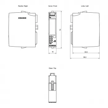 Siemens SIMATIC ET 200SP modulo di uscita digitale DQ 8x24VDC 6ES7132-6BF01-0CA0