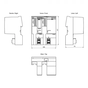 SIEMENS SIMATIC PN/PN Coupler 6ES7158-3AD10-0XA0 | accoppiatore PROFINET IO per interconnessione di rete