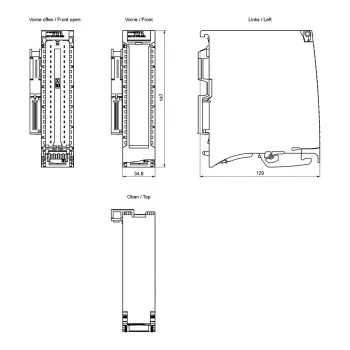 Siemens SIMATIC S7-1500 modulo di ingresso analogico AI 8xU/I/RTD/TC 16 bit - 6ES7531-7KF00-0AB0