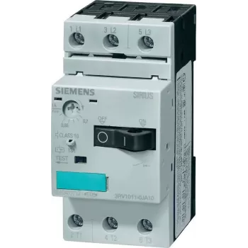 Siemens SIRIUS 3RV1011-0JA10 Interruttore di protezione motore, 0,7-1,1 A, 3 poli, morsetti a vite