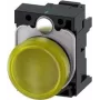 Siemens SIRIUS ACT 3SU1102-6AA30-3AA0 Spia luminosa LED gialla, 24V AC/DC, 22mm
