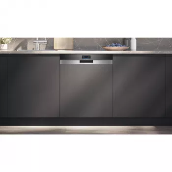 SIEMENS SN57TS00CE iQ700 lavastoviglie completamente integrabile (acciaio inox spazzolato/nero, 60 cm, Home Connect)