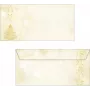 SIGEL DU083 Graceful Christmas Buste lunghe DIN, gommate, 90 g/m², 50 pezzi