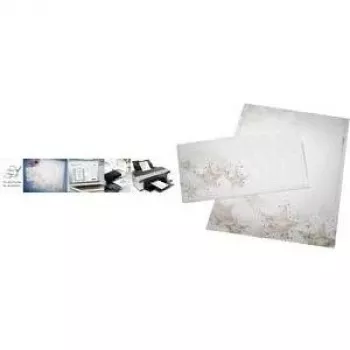 SIGEL DU250 Buste da lettera DL in legno natalizio, 90 g/m², autoadesive, 25 pz.
