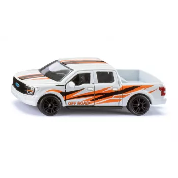 SIKU Ford F-150 Raptor 1:55 modello in pressofusione bianco/arancione