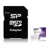Silicon Power Scheda di memoria microSDXC 128GB Superior Pro UHS-I U3 V30 A1 con adattatore SD