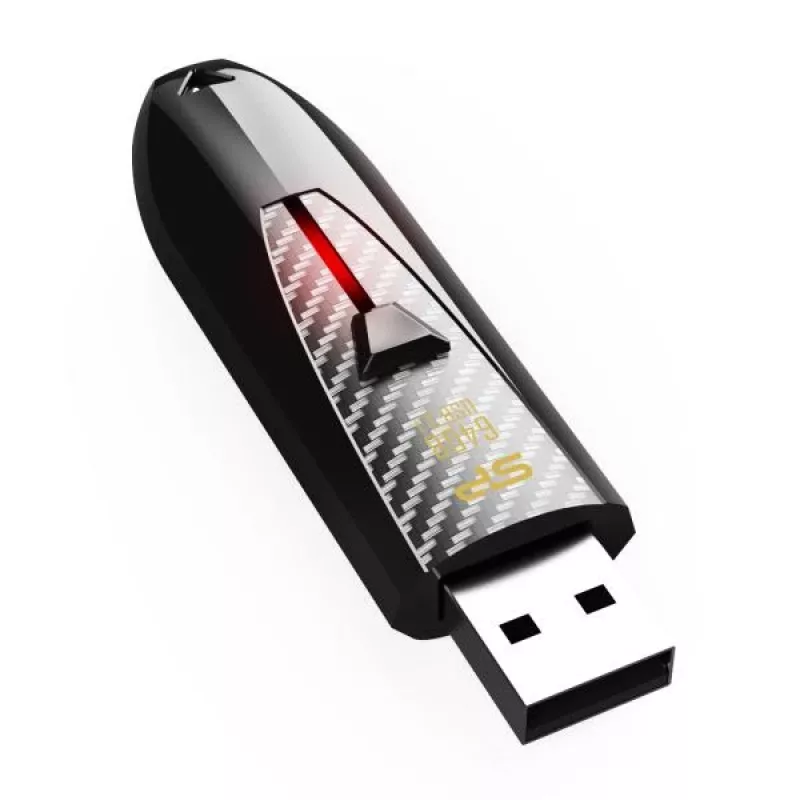 Silicon Power Blaze B25 Chiavetta USB 32GB USB 3.2 Gen 1, connettore retrattile, nera