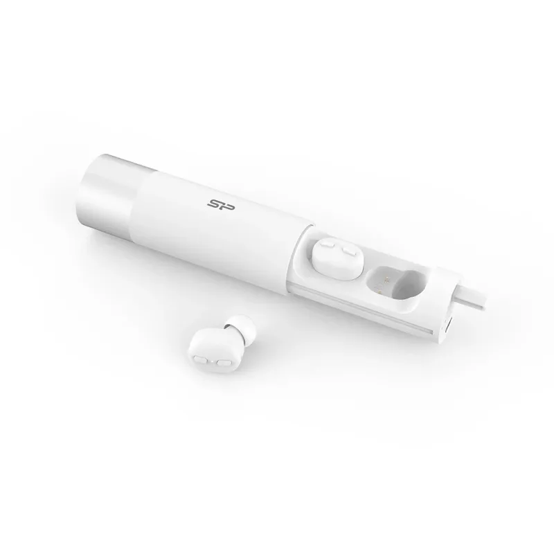 Silicon Power Blast Plug BP81 auricolari Bluetooth, impermeabili IPX5, bianco (SP5MWASYBP81BT0W)