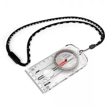 Silva 3NL-360 Baseplate bussola 360° con marcature luminose e lente d'ingrandimento