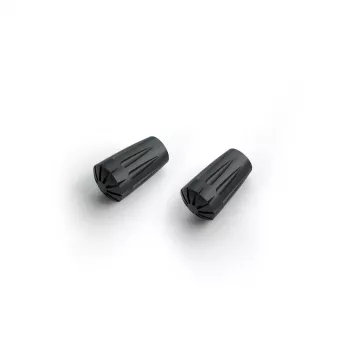 Silva Running & Trekking Rubber Paws Punte in gomma per bastoncini (coppia) - Nero, 11-12 mm