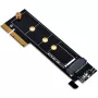 SilverStone ECM25-V2 scheda adattatore M.2 NVMe SSD su PCIe Gen3 x4 con staffe full-height e low-profile
