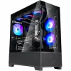 SilverStone Lucid 05 Black Case Mid-Tower con design in vetro panoramico 270°