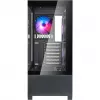 SilverStone Lucid 05 Black Case Mid-Tower con design in vetro panoramico 270°