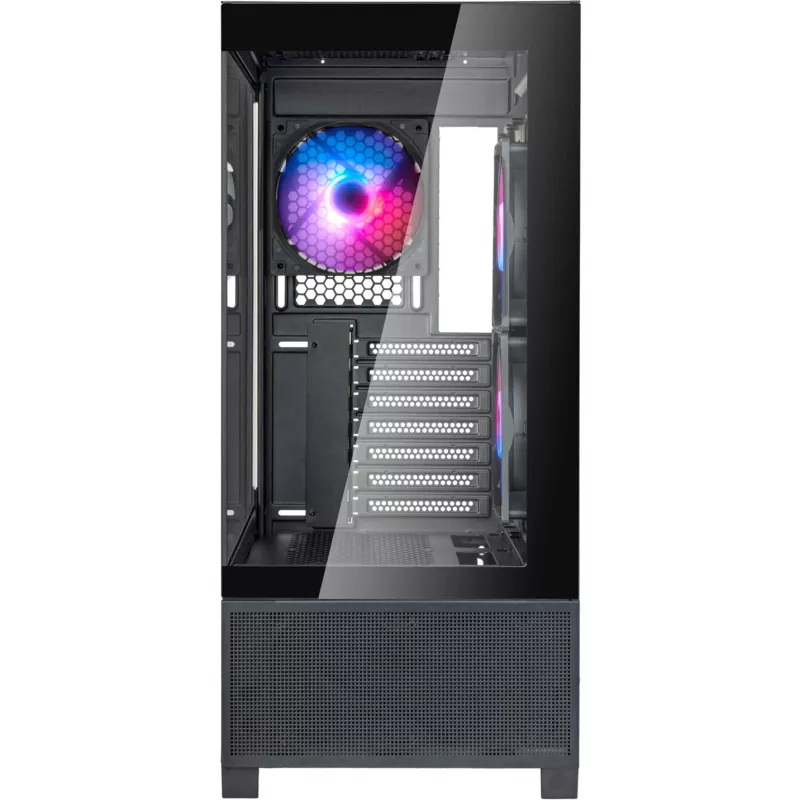 SilverStone Lucid 05 Black Case Mid-Tower con design in vetro panoramico 270°