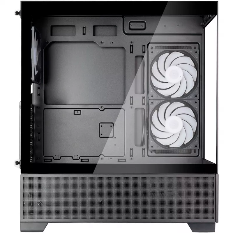 SilverStone Lucid 05 Black Case Mid-Tower con design in vetro panoramico 270°