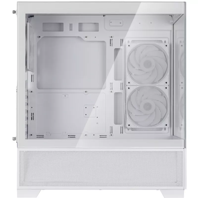 SilverStone Lucid 05 White Case Mid-Tower con design in vetro panoramico 270°
