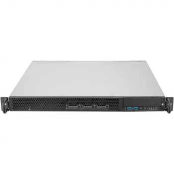 SilverStone RM100 case rackmount 1U - Mini-ITX, acciaio, nero